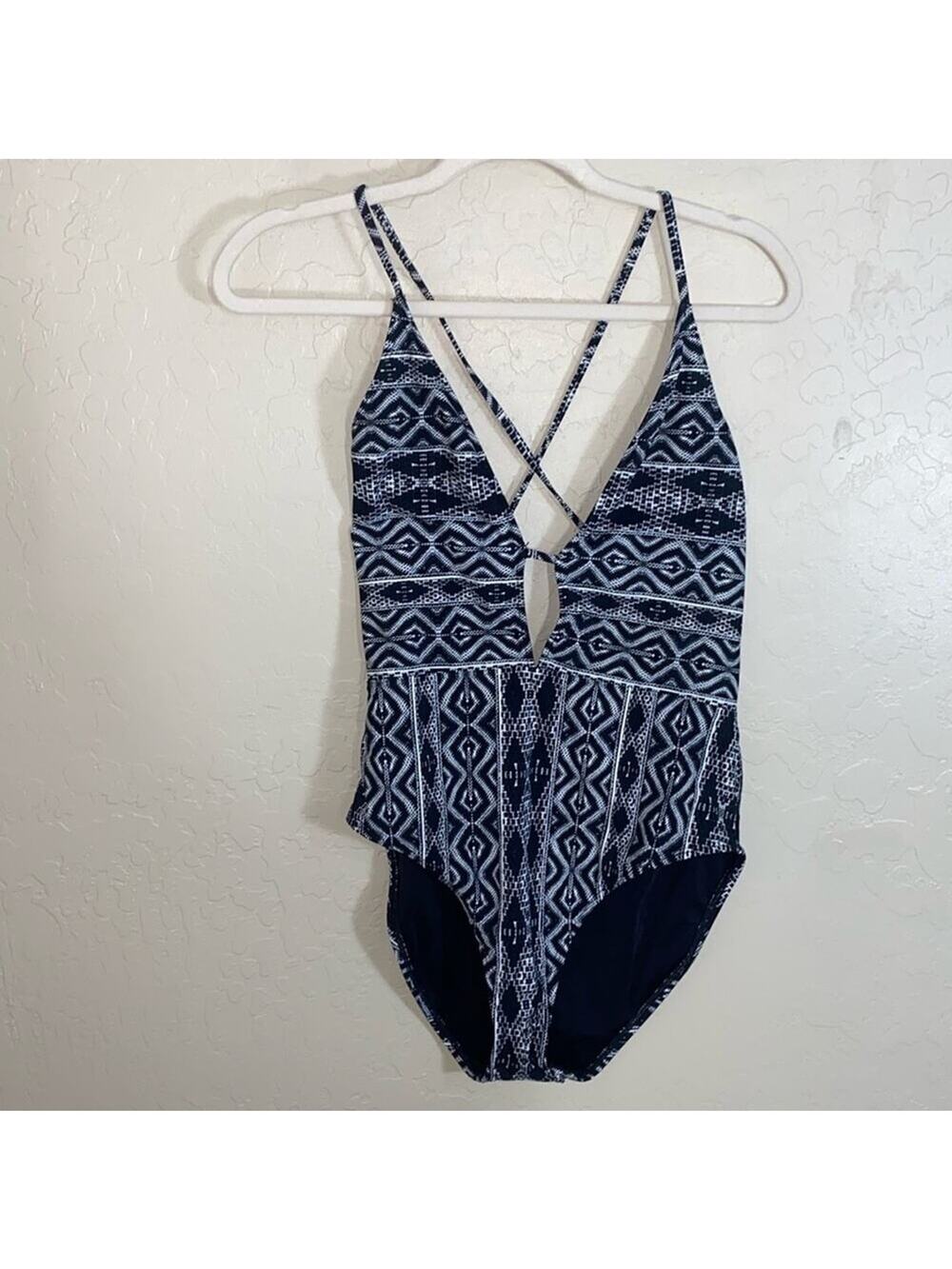 La Blanca black and white print one piece